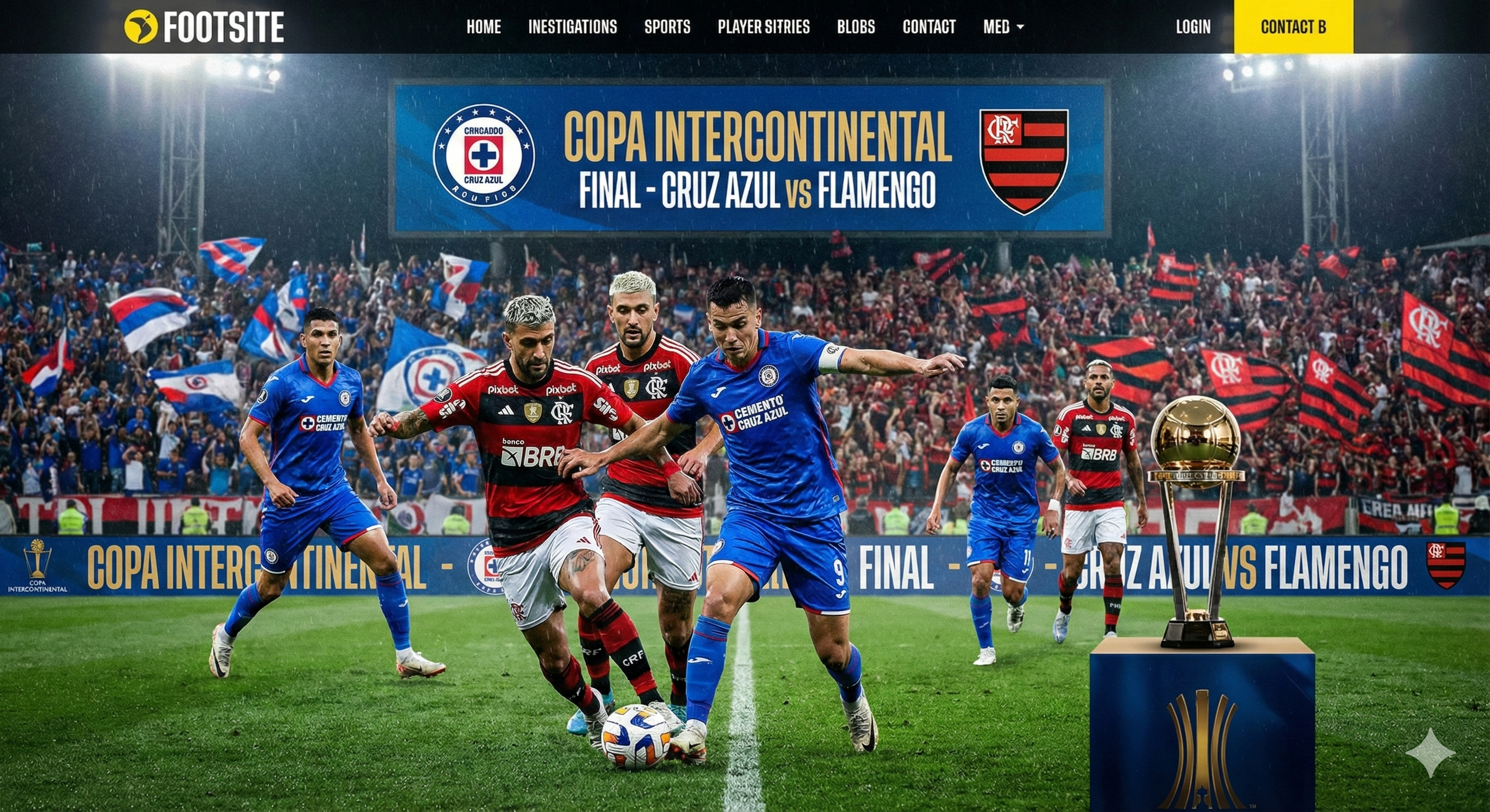 cruz azul vs flamento copa intercontinental