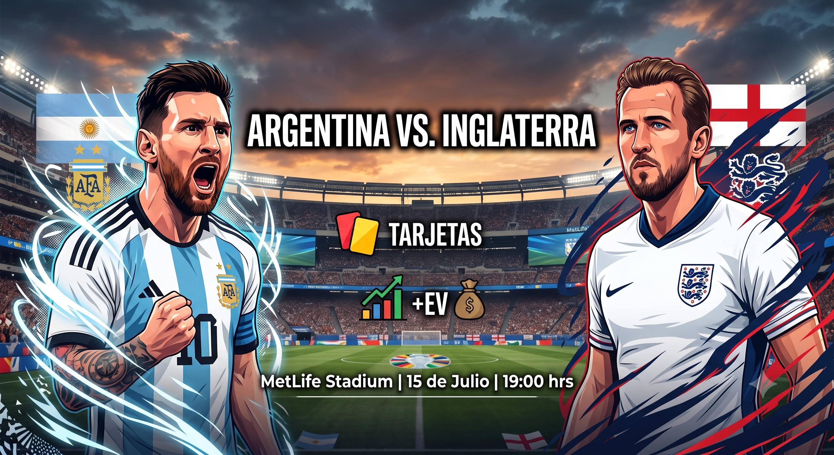 argentina vs inglaterra partido apuestas predicciones