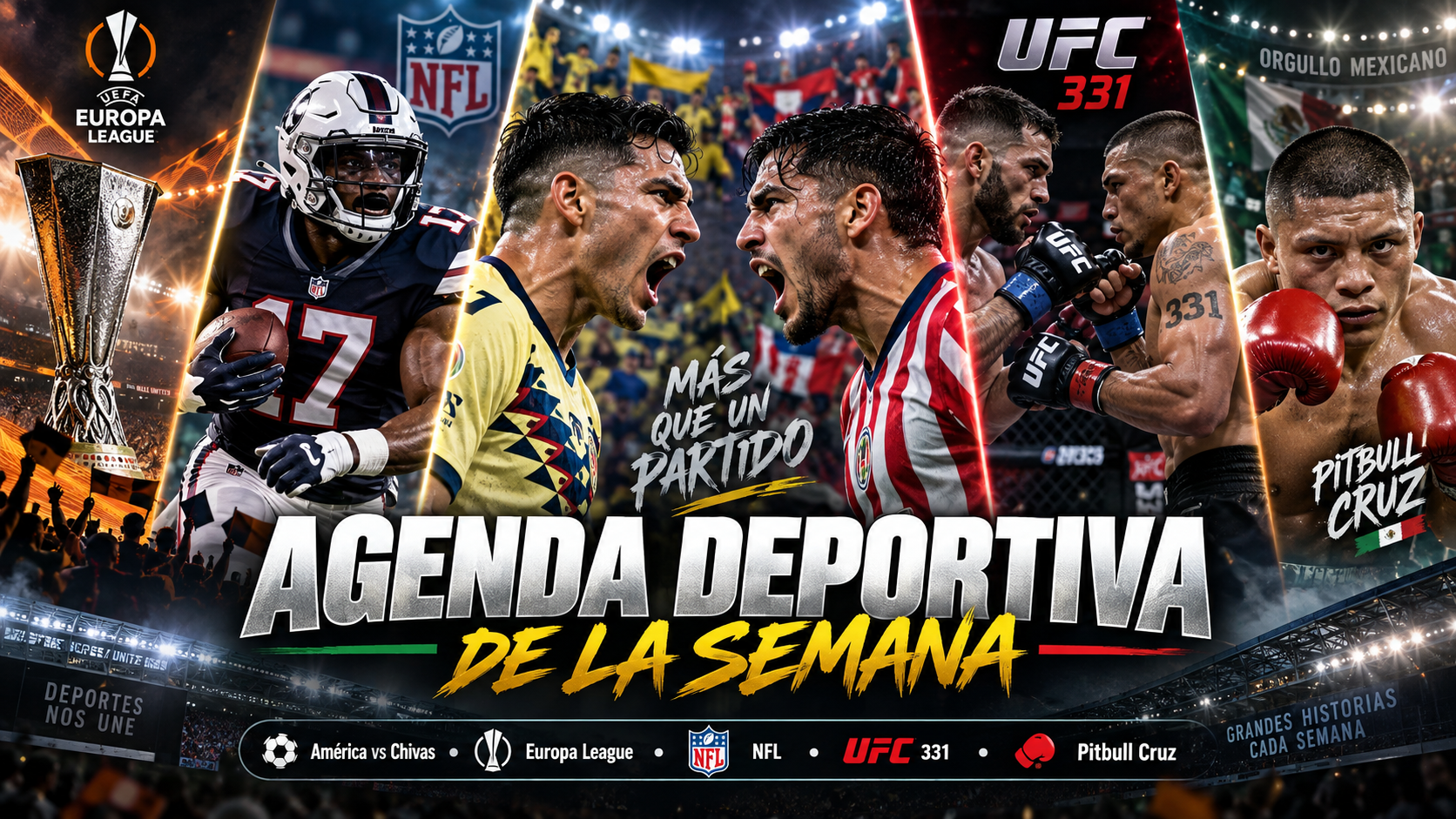 agenda deportiva de la semana