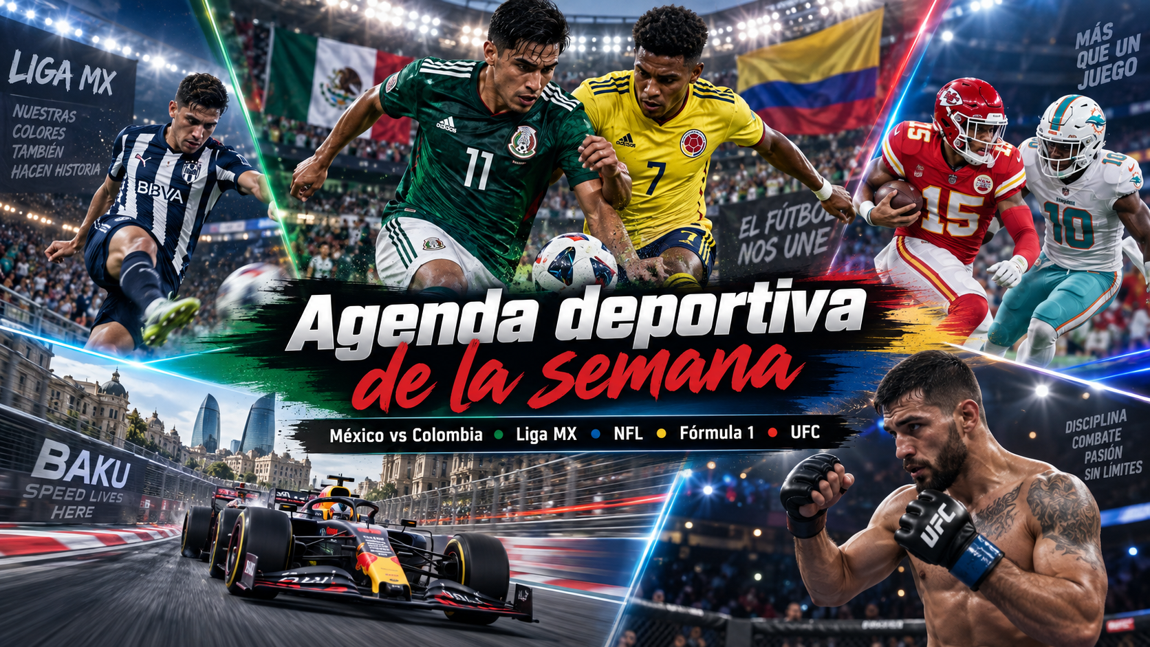 agenda deportiva de la semana 21 27 septiembre
