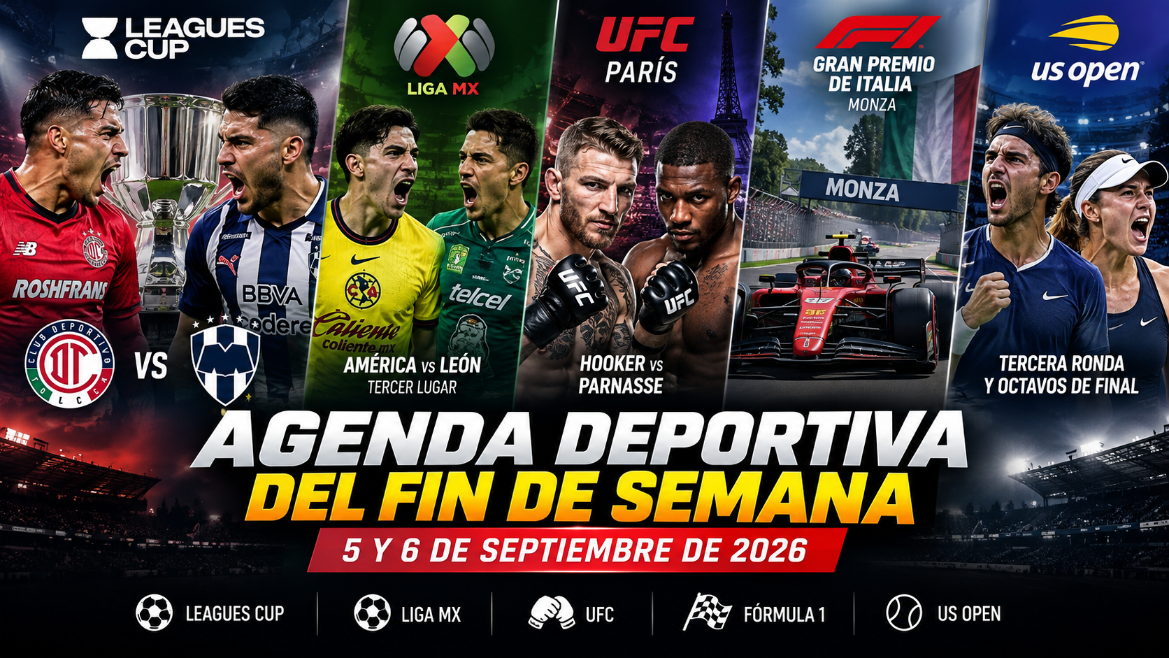 agenda deportiva fin de semana