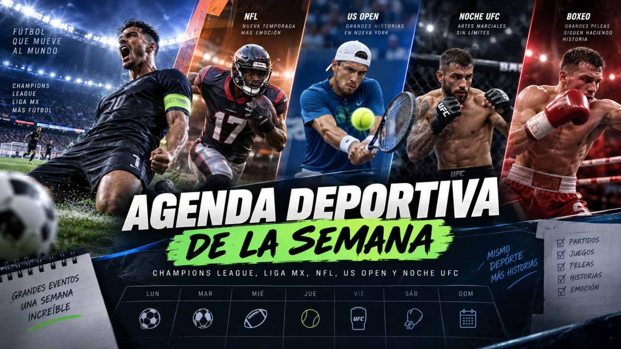 agenda deportiva de la semana
